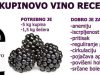 KUPINOVO VINO KAO LEK | RECEPT