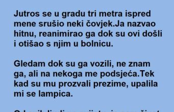 Spasio je ČOVEKA na ulici ali kada je SHVATIO ko je ON nije mogao da VERUJE da se ŽIVOT tako poigrao sa njim…