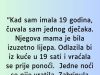 “Kad sam imala 19 godina…”