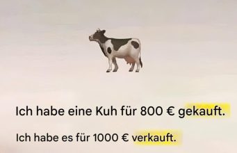 Mathematisches Kuhrätsel: Kannst du es lösen?