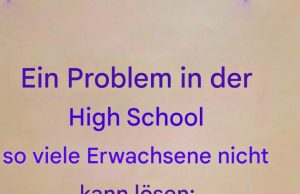 Ein Matheproblem aus der High School, das viele Erwachsene nicht lösen können